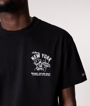 Pizza-Logo-T-Shirt-Black-Tommy-Jeans-EQVVS
