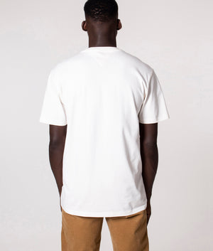  Timeless Circle T-Shirt in White by Tommy Jeans at EQVVS. Back Shot. 