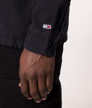 Zip-Through-Timeless-Tommy-Overshirt-Black-Tommy-Jeans-EQVVS