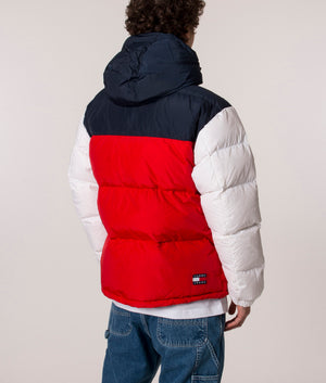 Colour Block Alaska Padded Jacket in Twilight/Navy from Tommy Jeans at EQVVS back image