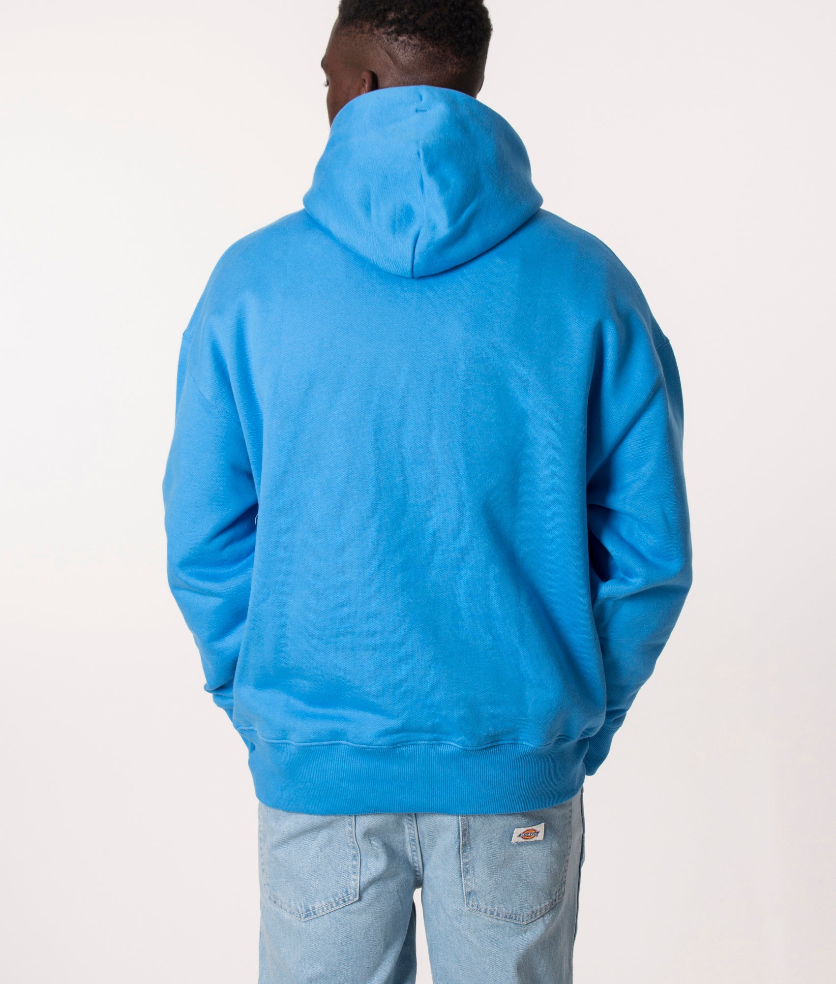 Relaxed Fit Badge Fleece Hoodie