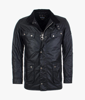 Duke-Wax-Jacket-Black-Barbour-International-EQVVS