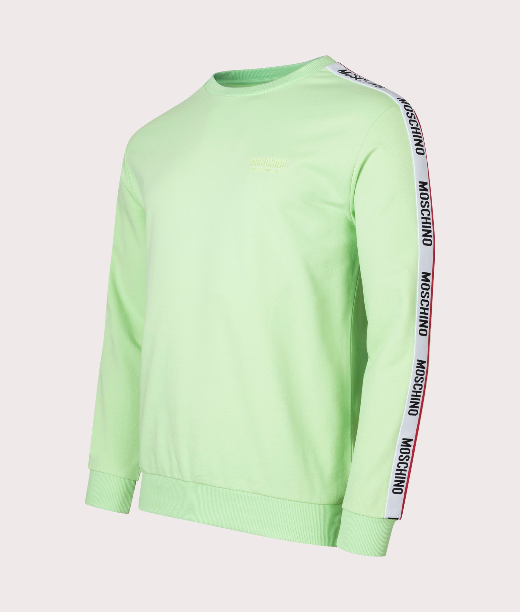 Logo-Tape-Sweatshirt-Green-Moschino-EQVVS