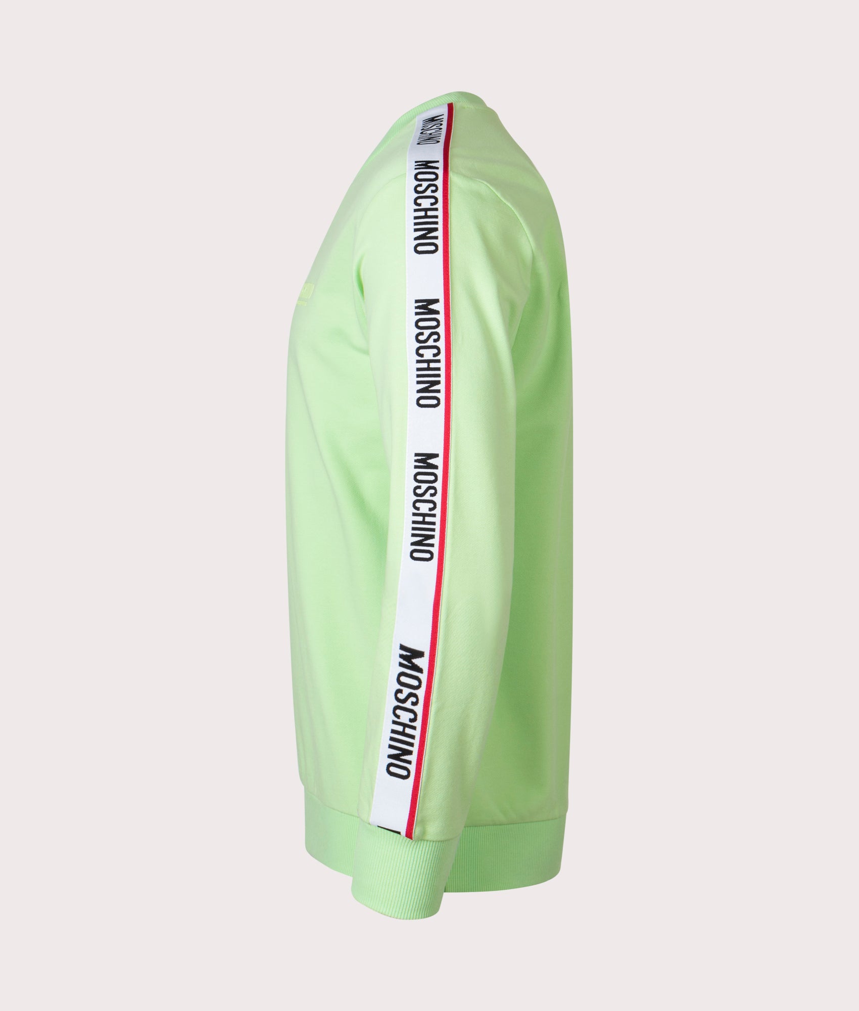 Logo-Tape-Sweatshirt-Green-Moschino-EQVVS