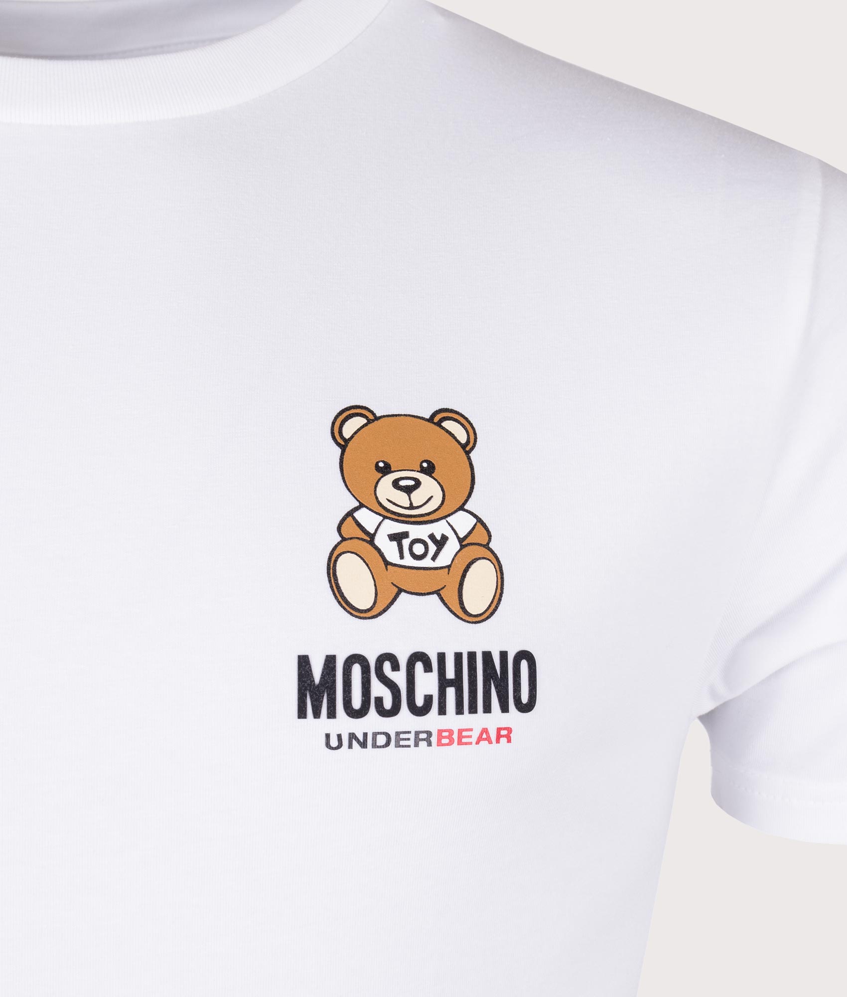 Underbear Logo T-Shirt White | Moschino | EQVVS