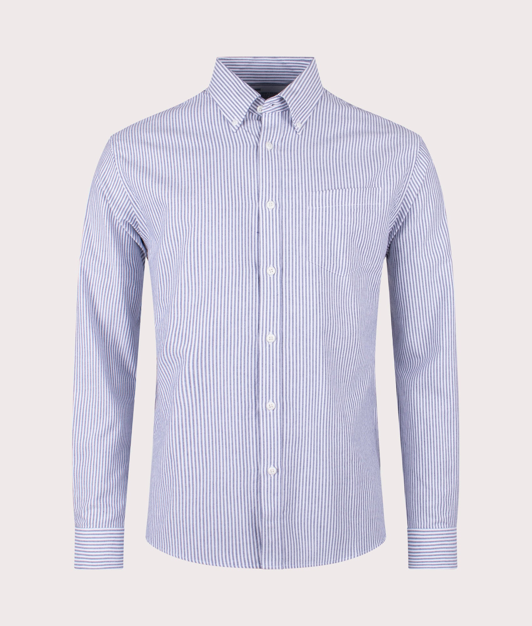 Oversized-Oxford-Shirt-Navy-Stripe-Uniform-Bridge-EQVVS