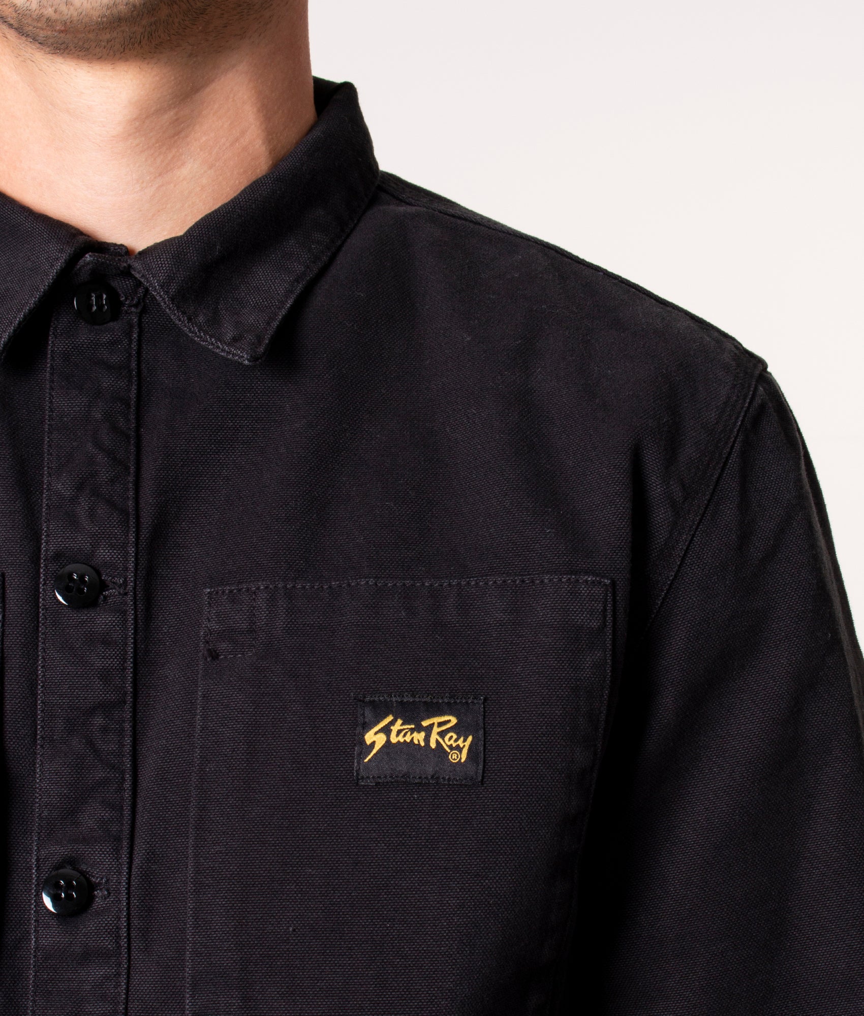 Prison-Overshirt-Black-Duck-Stan-Ray-EQVVS