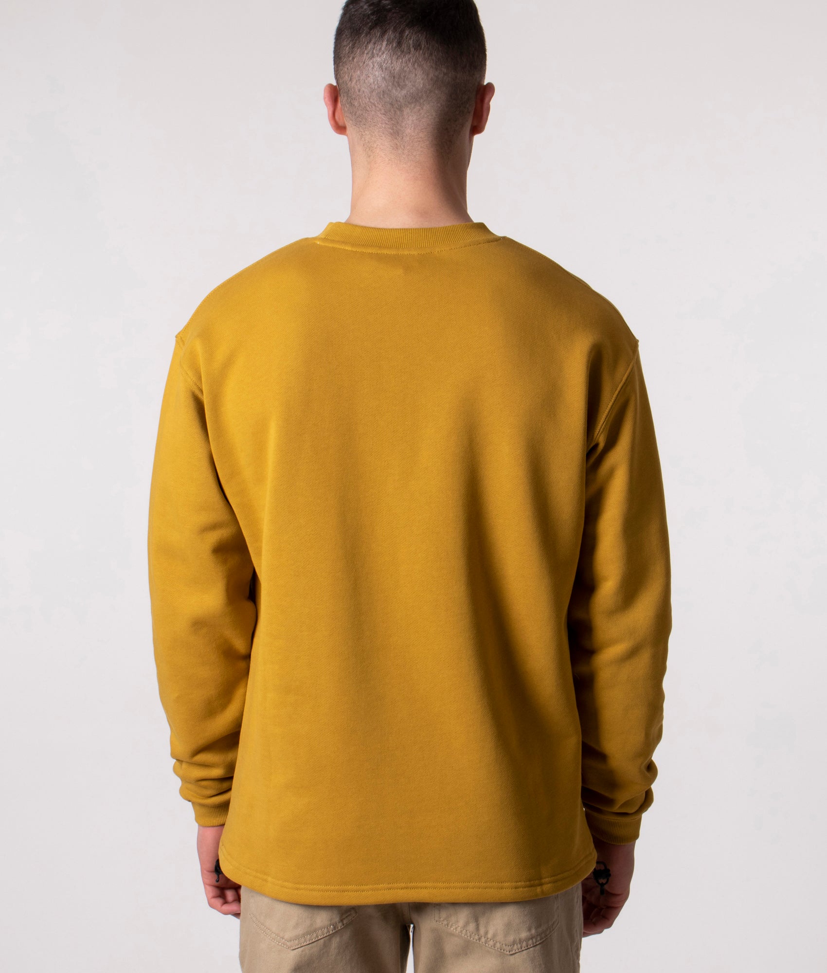 Relaxed-Fit-Basic-Sweatshirt-Mustard-Uniform-Bridge-EQVVS