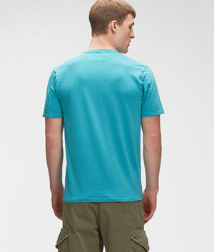 Relaxed-Fit-24/1-Jersey-T-Shirt-Tile-Blue-C.P.-Company-EQVVS