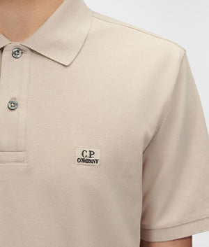 Stretch-Pique-Polo-Shirt-Cobblestone-C.P.-Company-EQVVS