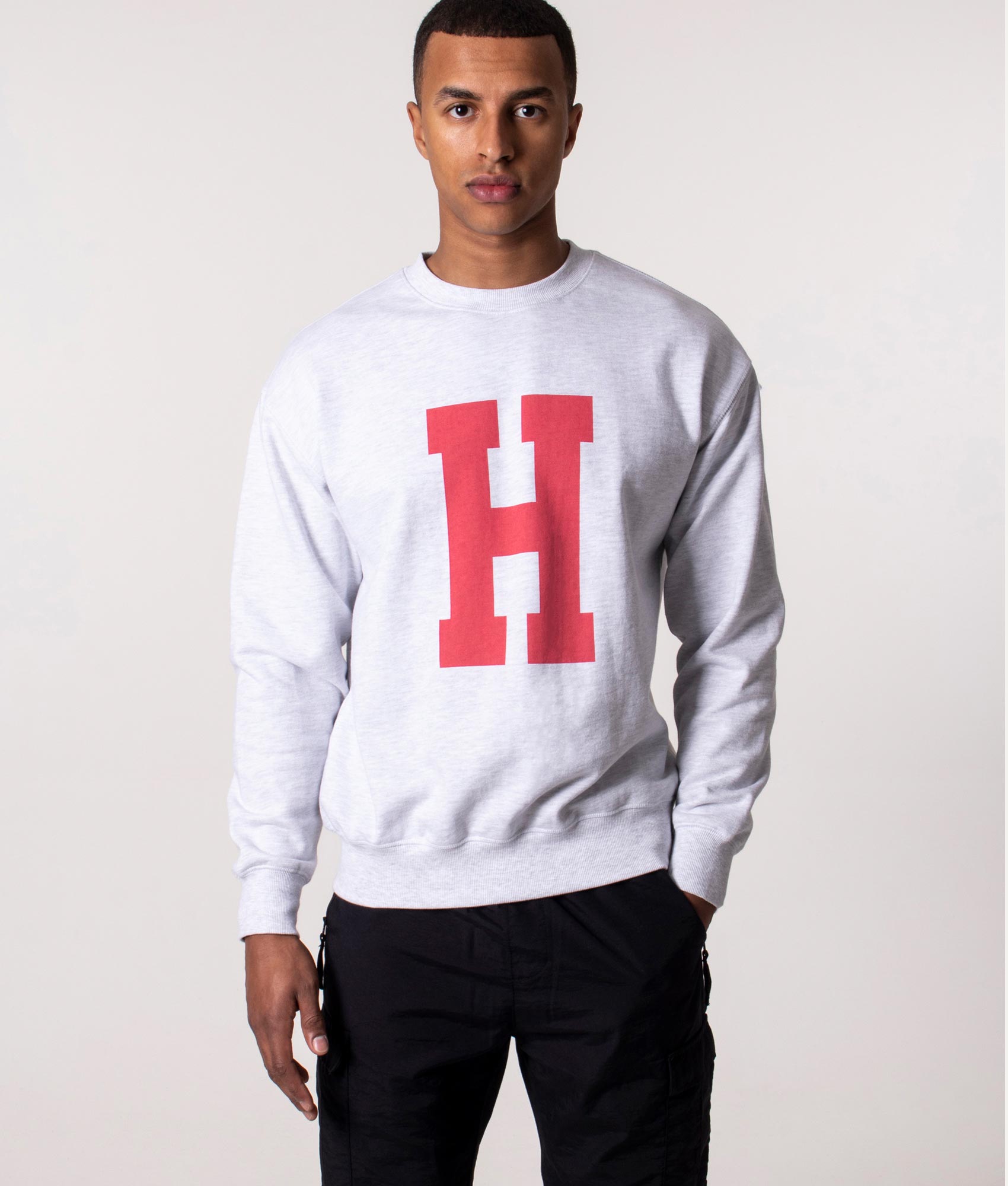 Relaxed-Fit-H-Vintage-Sweatshirt-Grey-Uniform-Bridge-EQVVS