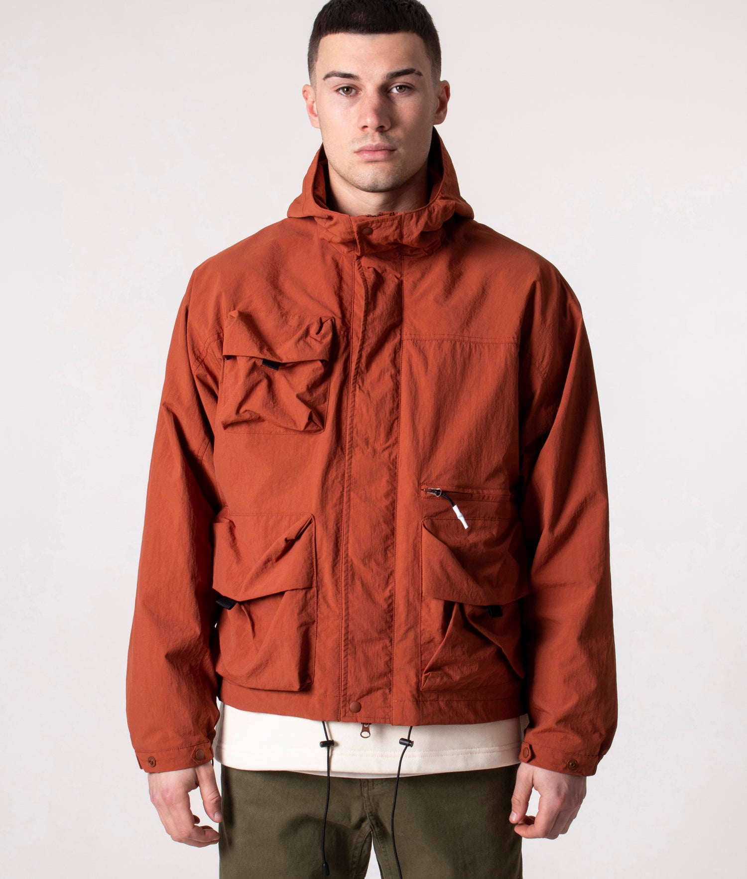 Oversized M70 Hooded Jacket Orange | Uniform Bridge | EQVVS