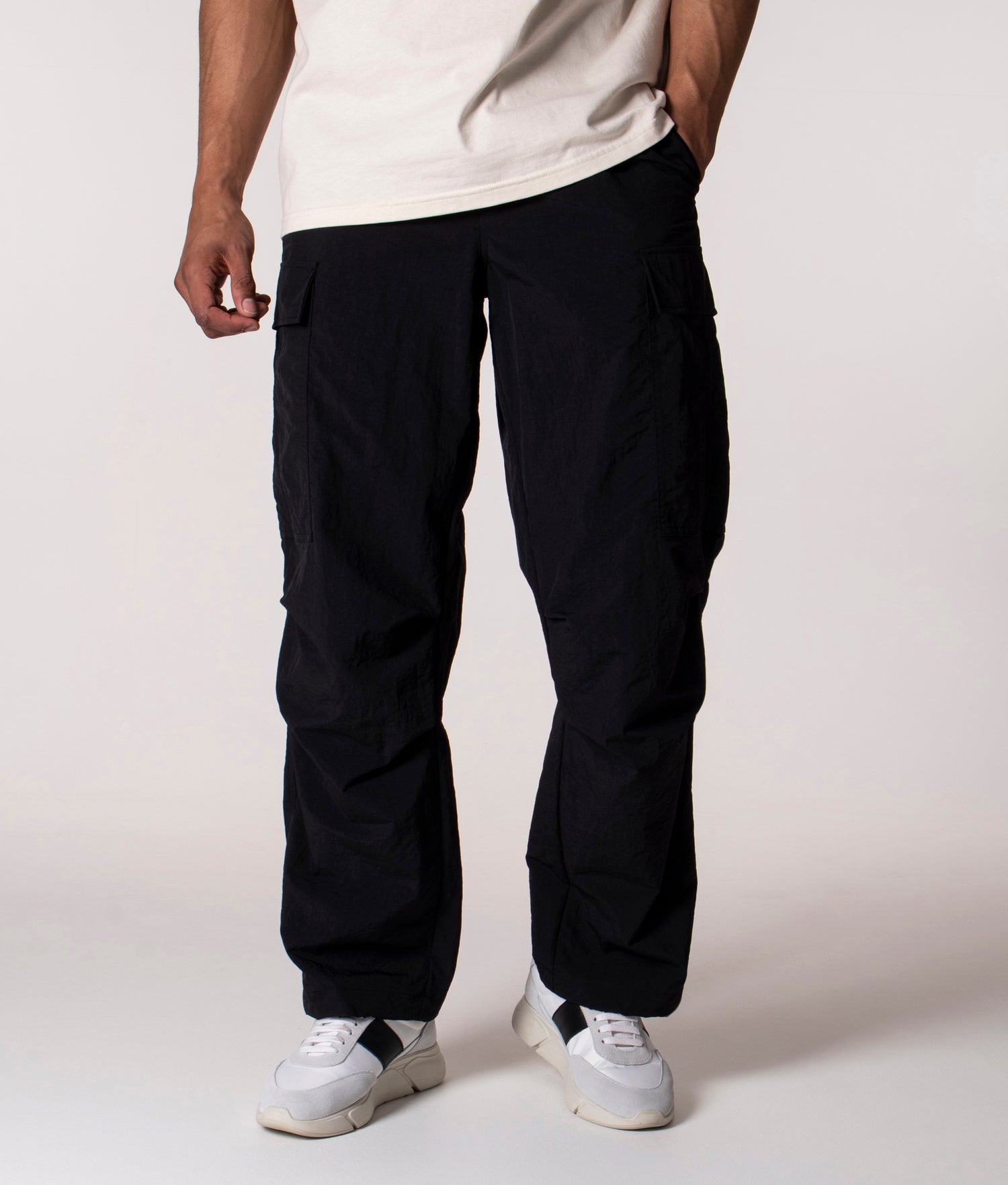 Relaxed Fit Nylon M65 Pants Black | Uniform Bridge | EQVVS