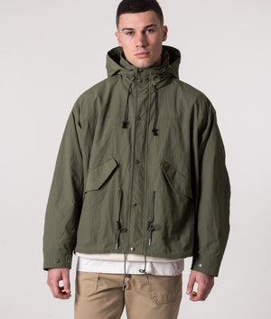 Relaxed-Fit-Nylon-Military-Short-Jacket-Olive-Green-Uniform-Bridge-EQVVS