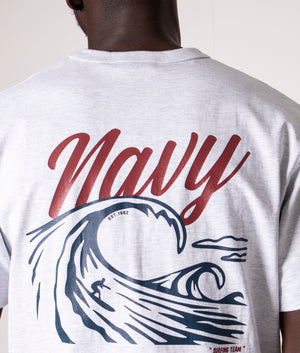 Navy-Wave-T-Shirt-1%-Melange-Grey-Uniform-Bridge-EQVVS