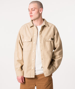 Relaxed-Fit-CPO-Overshirt-Khaki-Stan-Ray-EQVVS