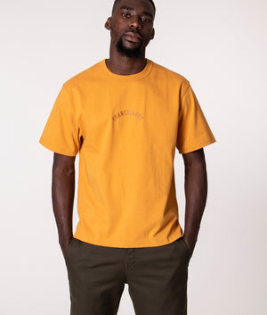 Relaxed-Fit-VCC-Chancellors-Car-Club-T-Shirt-Mustard-Uniform-Bridge-EQVVS