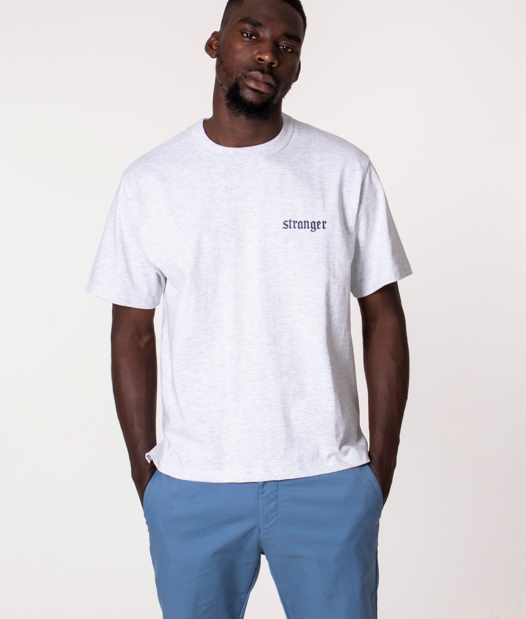 VCC-Stranger-Car-Club-T-Shirt-Melange-Grey-White-Uniform-Bridge-EQVVS